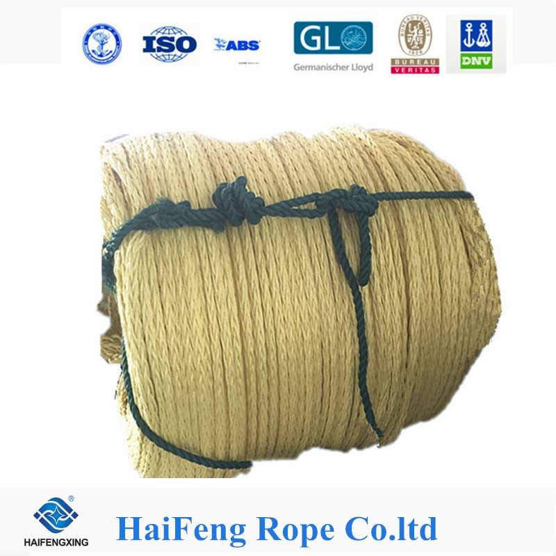Yellow 12 strand UHMWPE Rope for atv_utv_mooring_lifting_offshore with good price